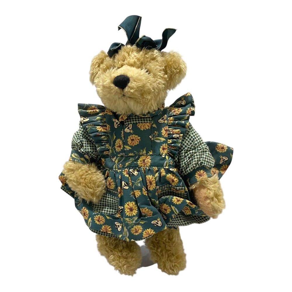 Gallery Teddy Bear Vintage 1995 Collectible Stuffed Bear Designer Mary Holstod